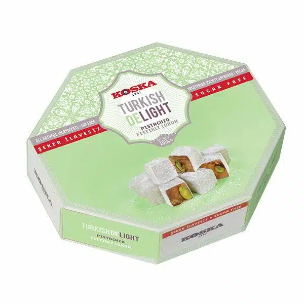 Koska Sugar Free Pistachio Turkish Delight