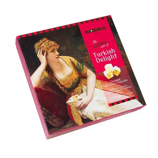 Koska Turkish Delight with Coconut Hazelnut and Pistachio