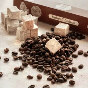 Haci Bekir Turkish Delight with Coffee