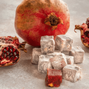 Haci Bekir Pistachio Turkish Delight with Pomegranate