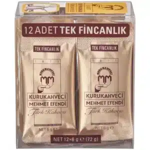 Mehmet Efendi 12 Cup Turkish Coffee Pack