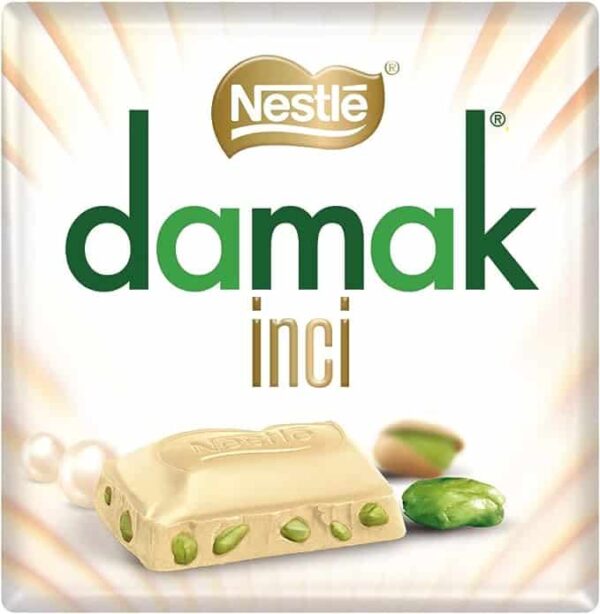 Damak Inci White Chocolate Bar with Pistachio