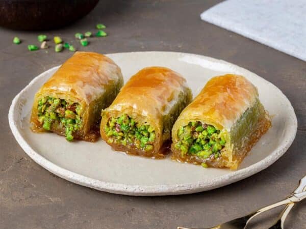 Pistachio Wrap Baklava