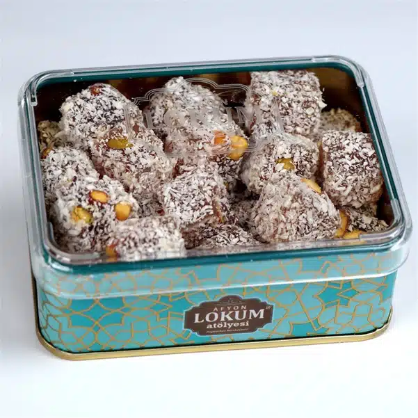 Coconut Double Roasted Pistachio Turkish Delight