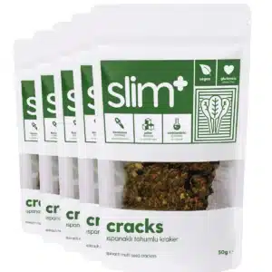 3 Pack Spinach Gluten Free Vegan Seed Cracker Cracks 50gr