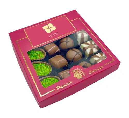 Handmade Chocolate Box with Corporate Logo