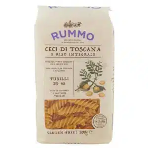 RUMMO Gluten Free Chickpea and Whole Wheat Rice Fusilli Pasta
