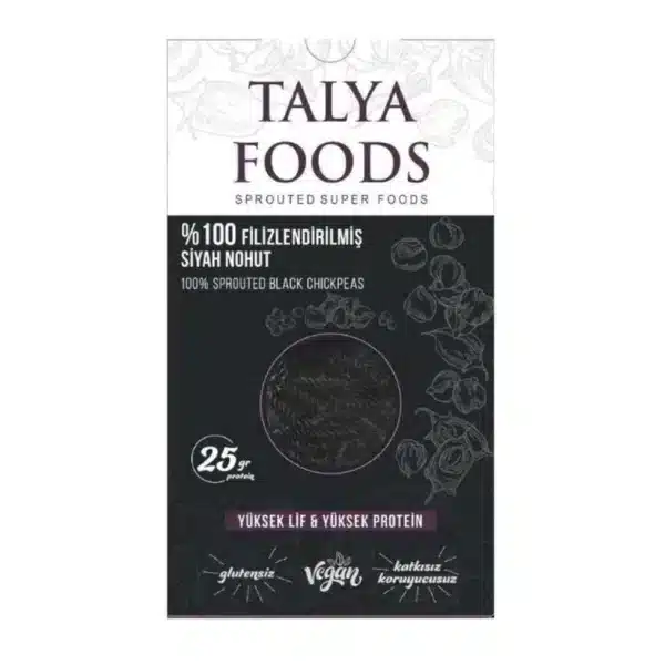 TALYA FOODS Sprouted Black Chickpea Pasta
