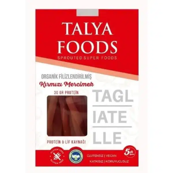 TALYA FOODS Sprouted Red Lentil Tagliatelle