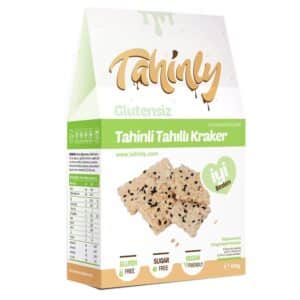 Gluten Free Tahini Grain Crackers