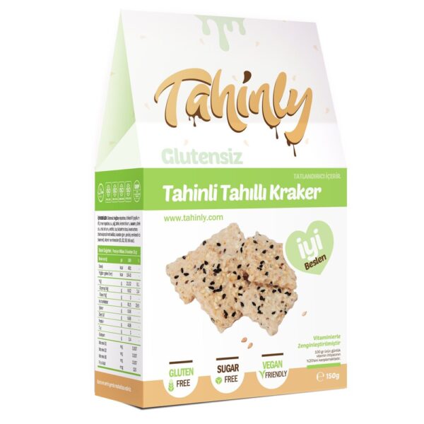 Gluten Free Tahini Grain Crackers