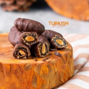 Dark Chocolate-Covered Almond Dates